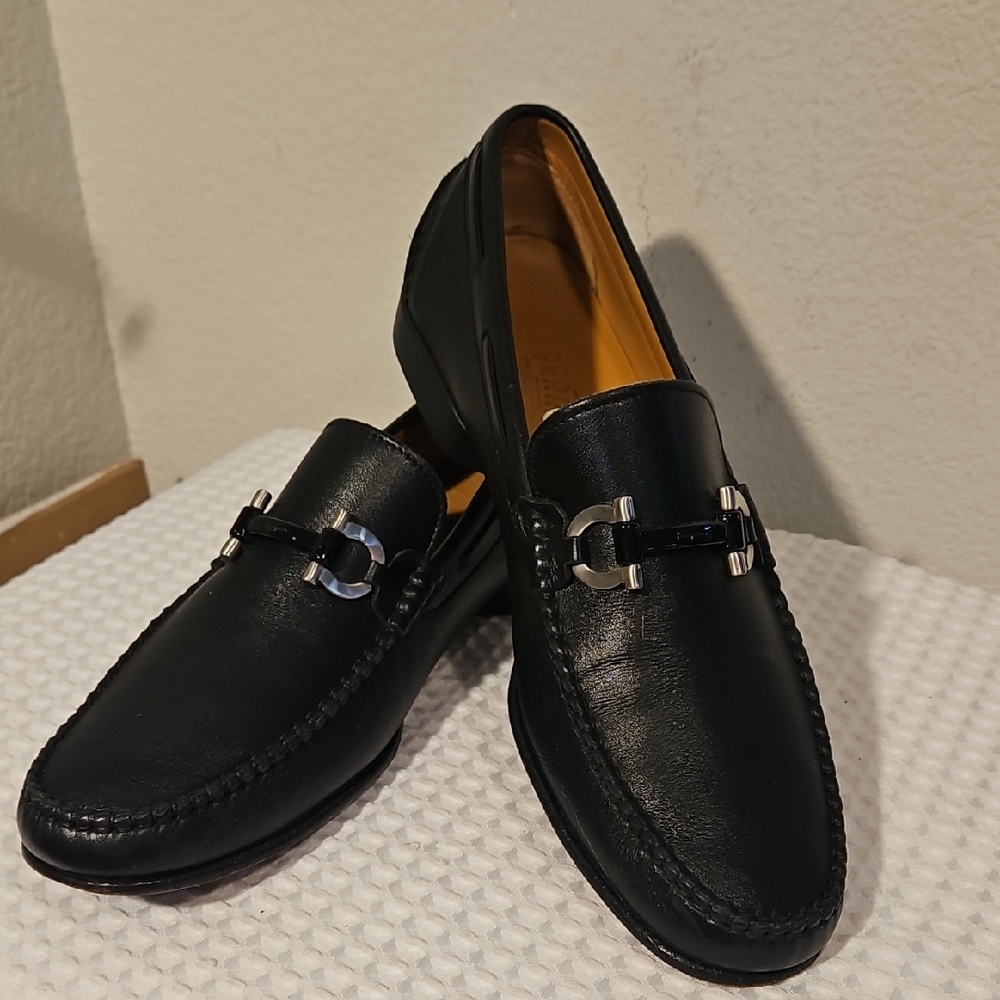 Ferragamo Men's Black Loafers